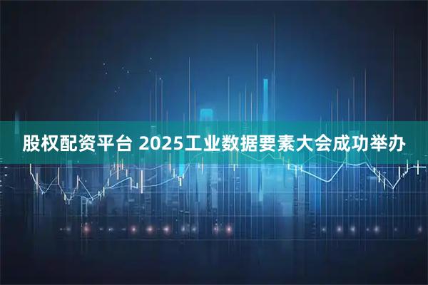 股权配资平台 2025工业数据要素大会成功举办